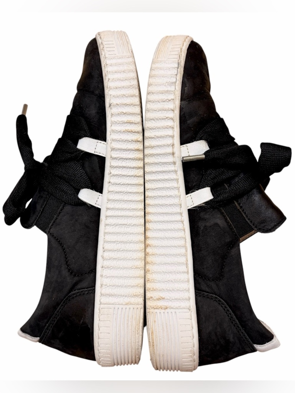 GABOR Skyway Bow Suede Leather Ribbon Lace Platform Sneaker - UK5.5/ US8 - Picture 12 of 16